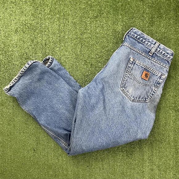 Carpet Lined Carhartt Jeans - Picture 1 of 8